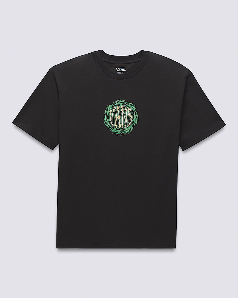 Vans HOMMES 2K FLAME T-SHIRT BLACK