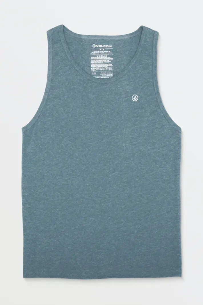 Volcom HOMMES SOLID HEATHER TANK STORMY BLUE