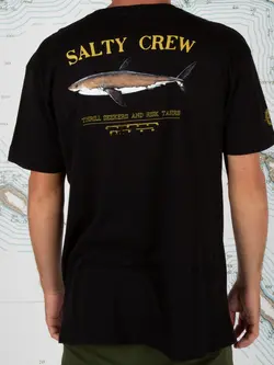 Salty crew MEN'S BRUCE PREMIUM TEE BLACK