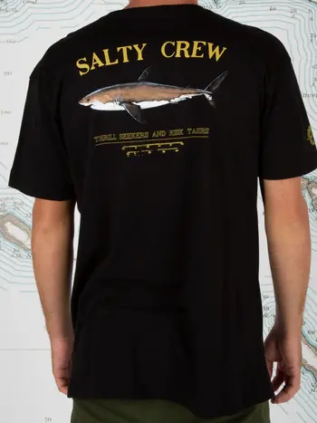Salty crew MEN'S BRUCE PREMIUM TEE BLACK