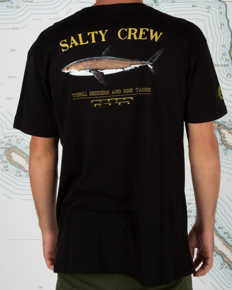 Salty crew MEN'S BRUCE PREMIUM TEE BLACK