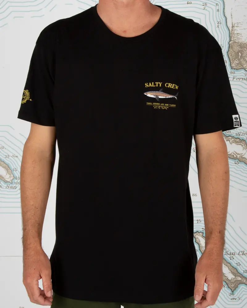 Salty crew MEN'S BRUCE PREMIUM TEE BLACK