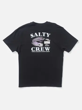 Salty crew HOMMES LURED CLASSIC TEE BLACK