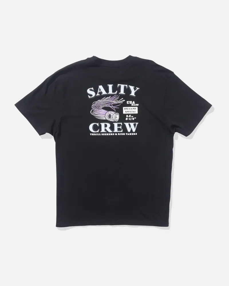 Salty crew HOMMES LURED CLASSIC TEE BLACK