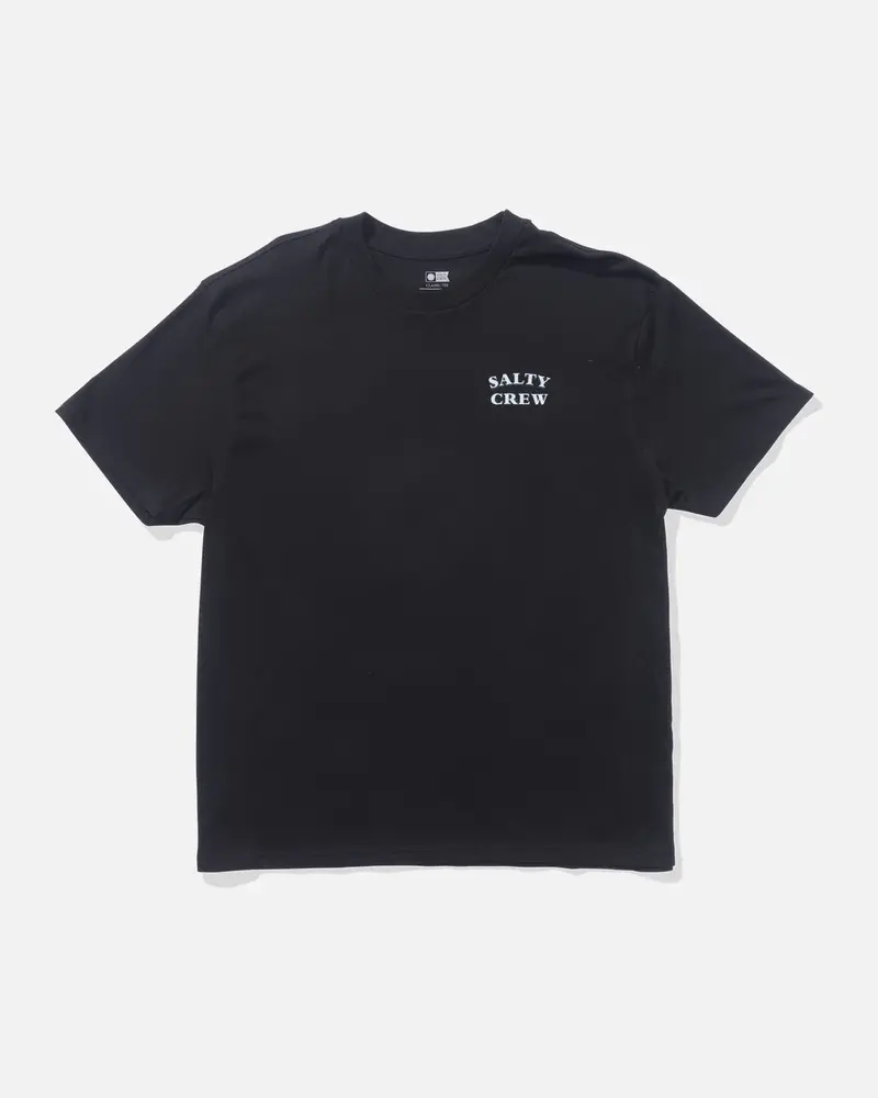 Salty crew HOMMES LURED CLASSIC TEE BLACK