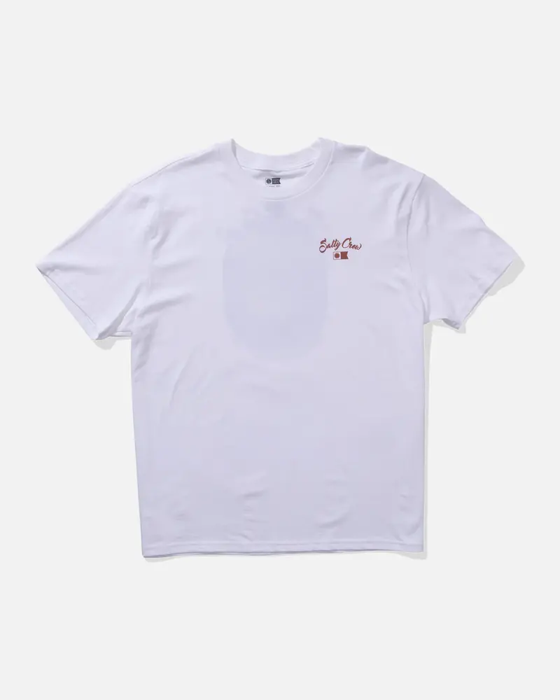 Salty crew HOMMES RED FISH CLASSIC TEE WHITE