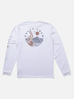 Salty crew HOMMES STAKE OUT SUNSHIRT LS WHITE