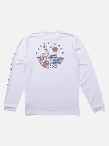 Salty crew HOMMES STAKE OUT SUNSHIRT LS WHITE