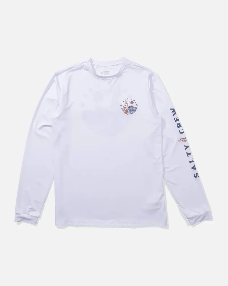Salty crew HOMMES STAKE OUT SUNSHIRT LS WHITE