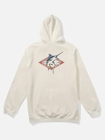 Salty crew MEN'S DIAMOND MARLIN FLEECE HOODIE BONE