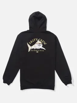 Salty crew MEN'S LURKING FLEECE HOODIE BLACK