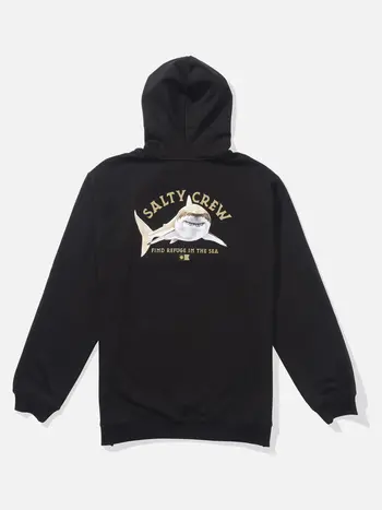 Salty crew MEN'S LURKING FLEECE HOODIE BLACK