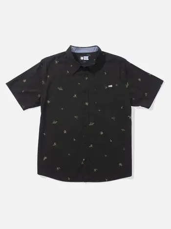 Salty crew HOMMES SMALL KINE BUTTON UP COAL