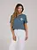 Salty crew WOMEN'S TIPPET FILL CROP TEE FIN BLUE