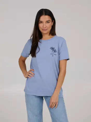 Salty crew FEMMES GREETINGS BF TEE VIOLET BLUE