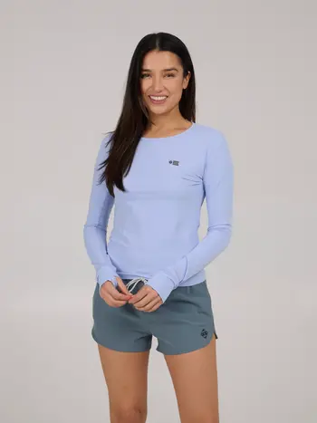 Salty crew FEMMES ALPHA LS SUNSHIRT VIOLET BLUE