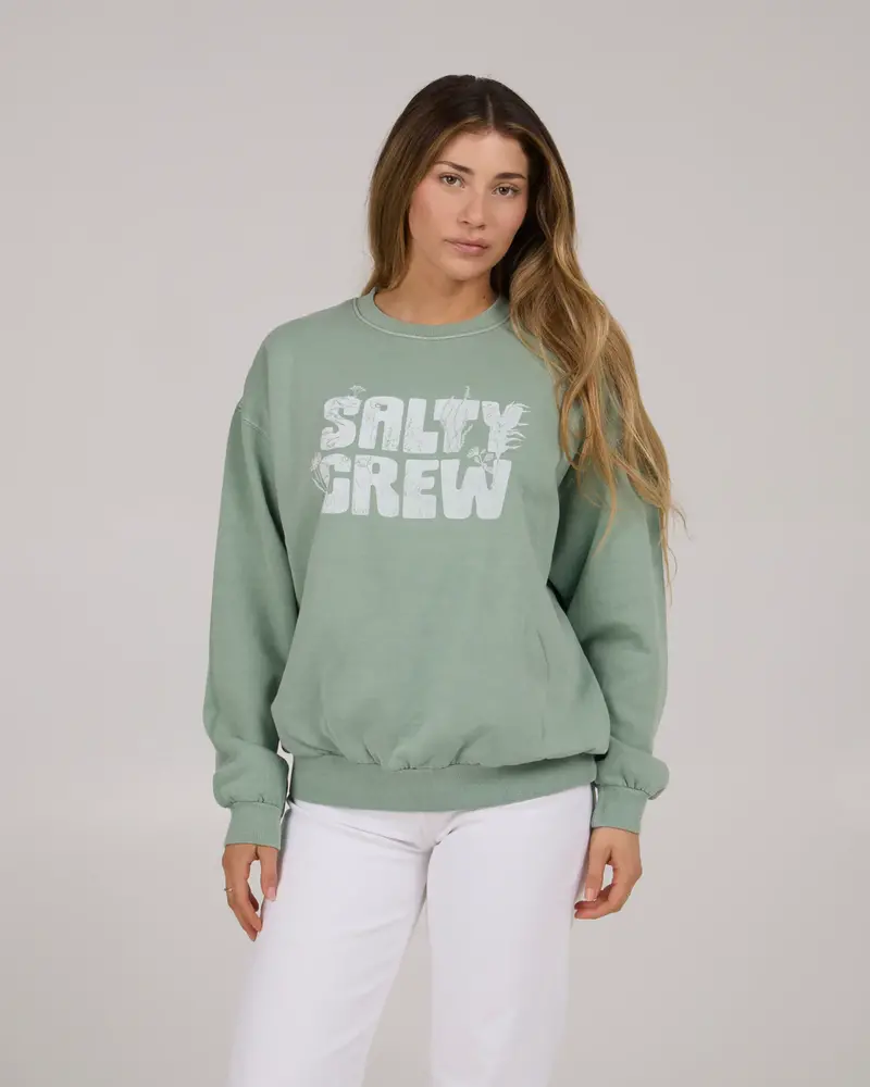 Salty crew FEMMES SEA LIFE CREW FLEECE SAGE