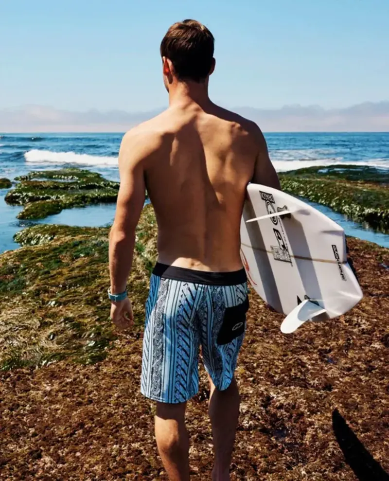 RIP CURL HOMMES MIRAGE HERITAGE VERT 19'' BOARDSHORTS AQUA