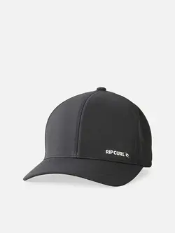 RIP CURL MEN'S VAPORCOOL PHASERA FLEXFIT CAP BLACK MARLE