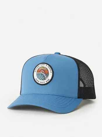 RIP CURL HOMMES CUSTOM SUNSETS DESTO TRUCKER DUSTY BLUE
