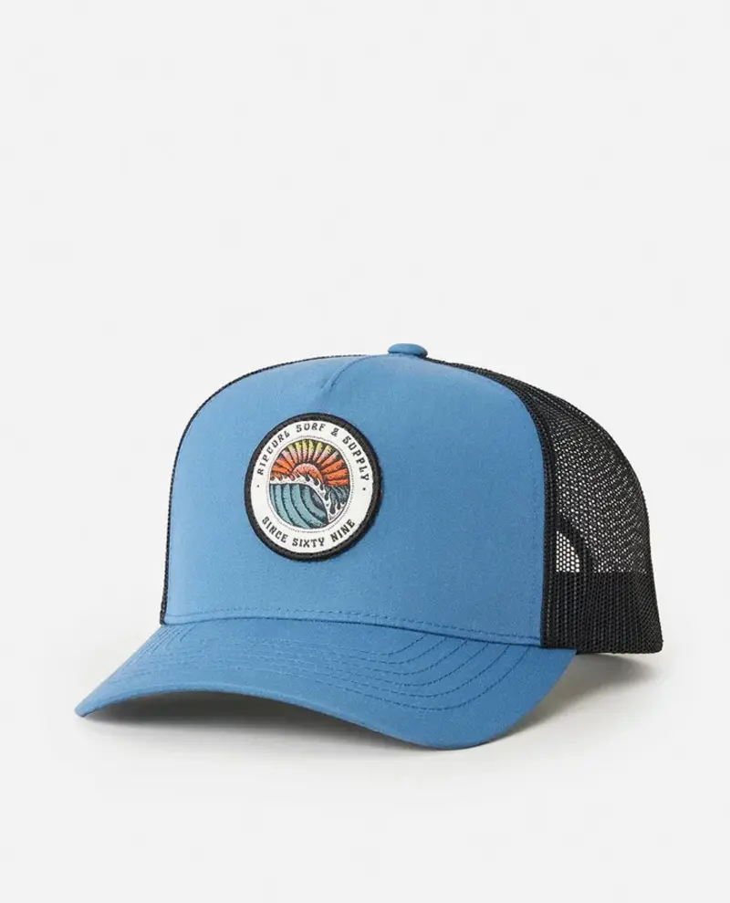 RIP CURL HOMMES CUSTOM SUNSETS DESTO TRUCKER DUSTY BLUE