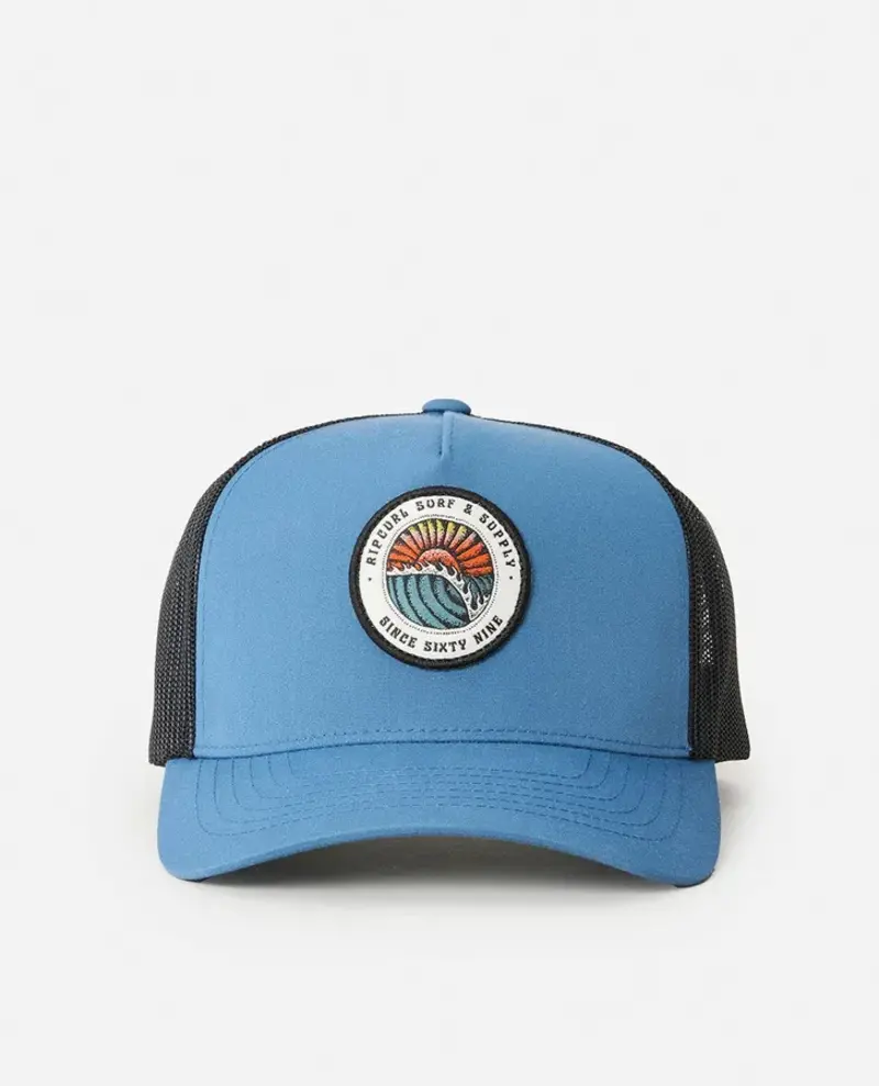 RIP CURL HOMMES CUSTOM SUNSETS DESTO TRUCKER DUSTY BLUE