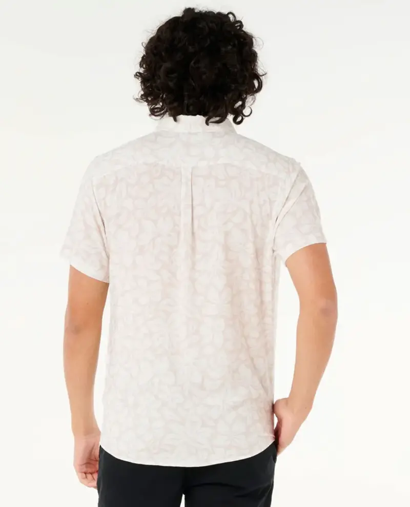 RIP CURL HOMMES FUN TIMES FLORAL SHORT SLEEVE SHIRT BONE