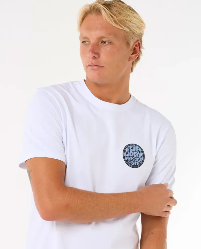 RIP CURL HOMMES WETTIE PASSAGE ICON TEE WHITE