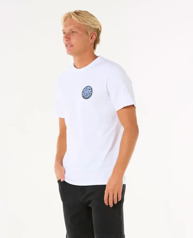 RIP CURL HOMMES WETTIE PASSAGE ICON TEE WHITE