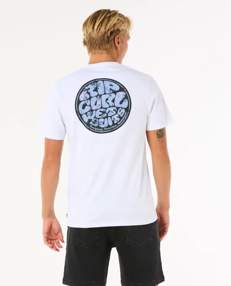 RIP CURL HOMMES WETTIE PASSAGE ICON TEE WHITE