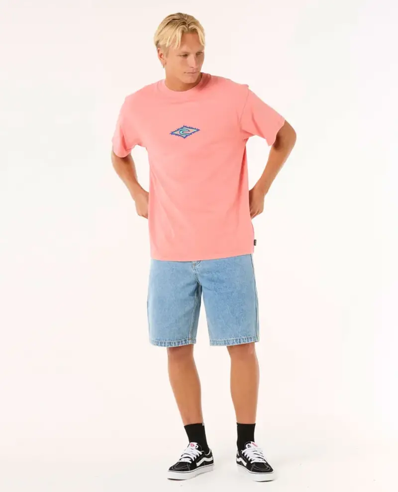 RIP CURL HOMMES RAW ENERGY SLOTH TEE WATERMELON