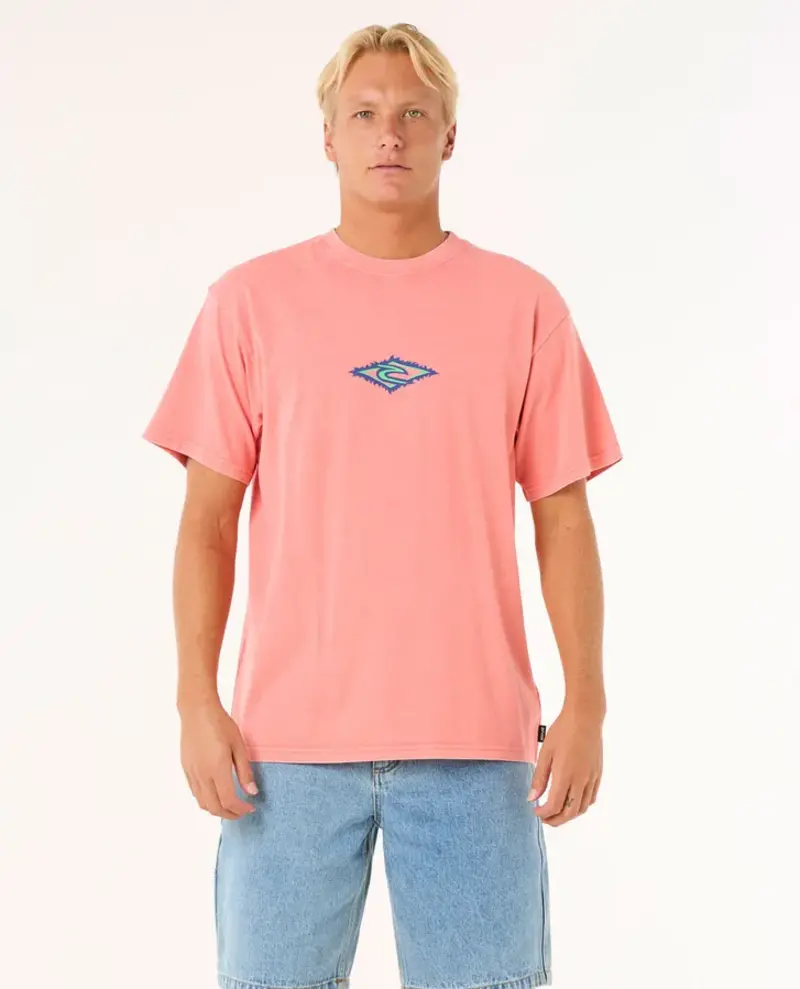 RIP CURL HOMMES RAW ENERGY SLOTH TEE WATERMELON