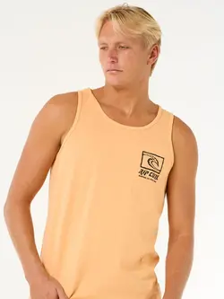 RIP CURL HOMMES RAW ENERGY TRAD TANK MANDARIN ZEST
