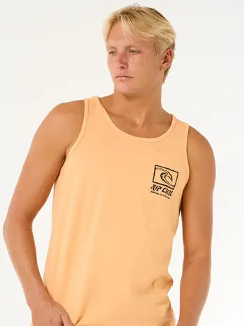 RIP CURL HOMMES RAW ENERGY TRAD TANK MANDARIN ZEST