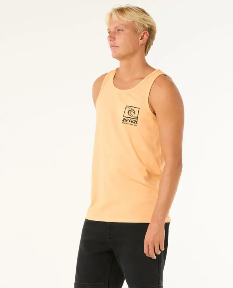 RIP CURL HOMMES RAW ENERGY TRAD TANK MANDARIN ZEST