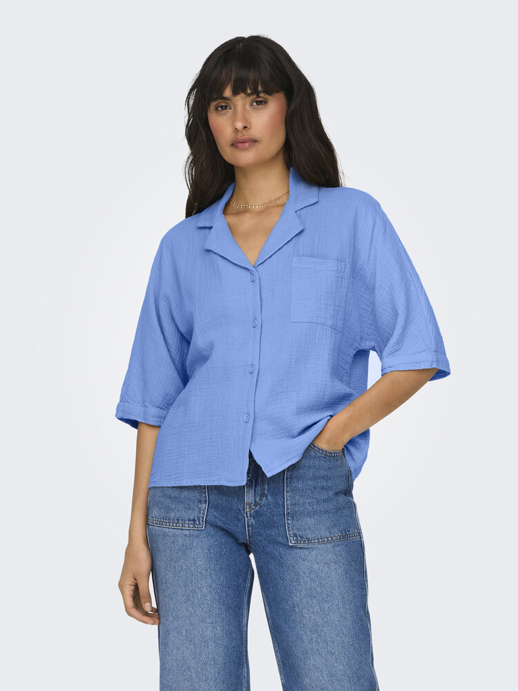 Only THYRA SHORT SLEEVES SHIRT PROVENCE