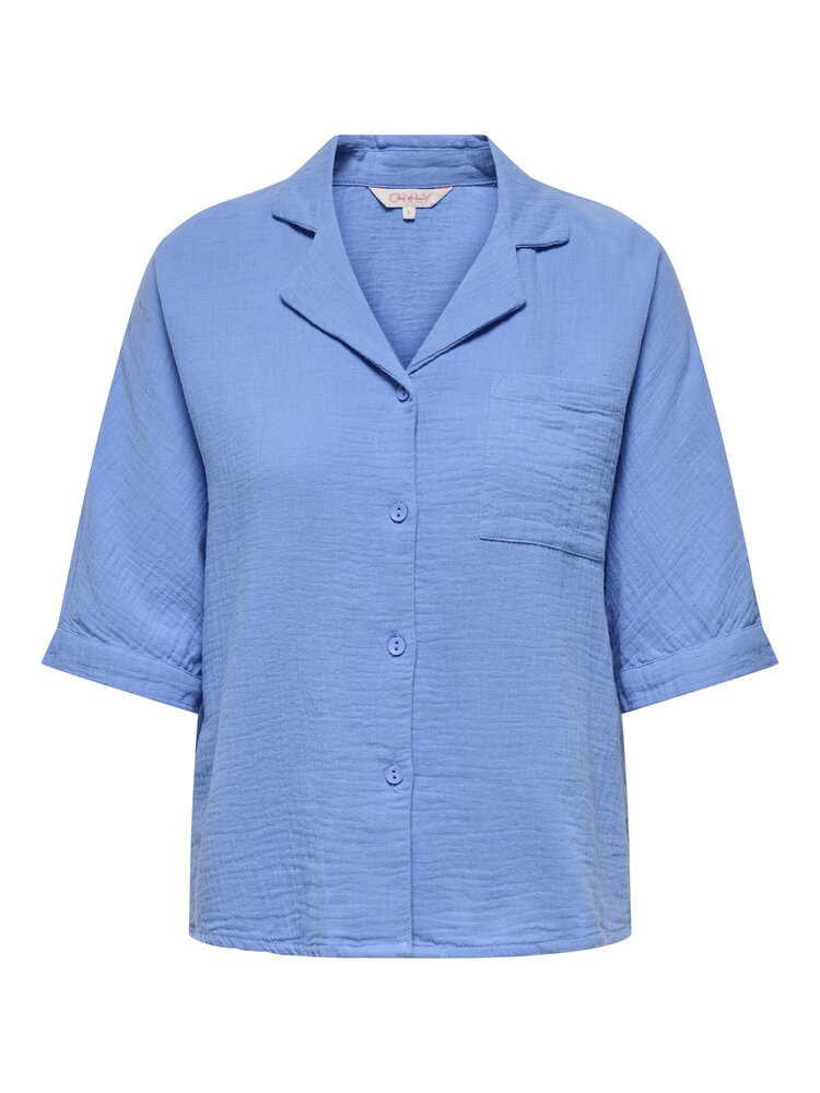 Only THYRA SHORT SLEEVES SHIRT PROVENCE