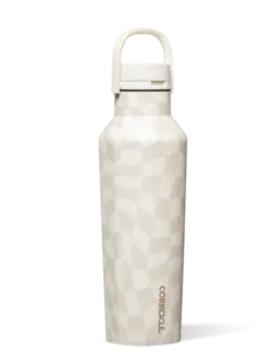 Corkcicle SPORT CANTEEN 20oz WAVY CHECK NEUTRALS