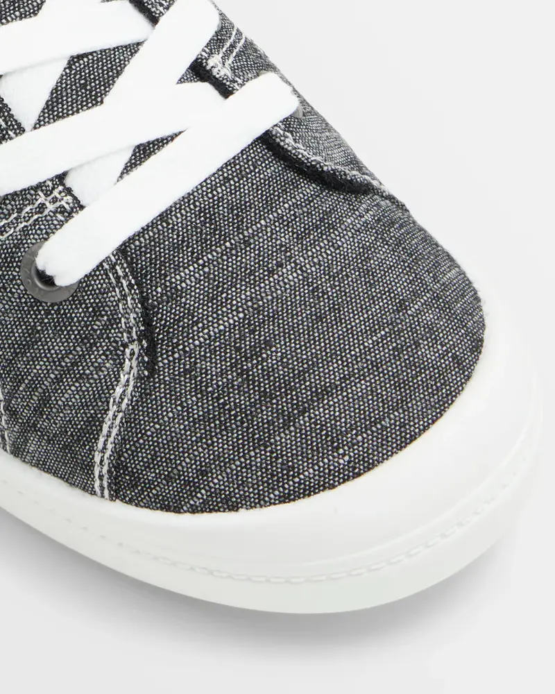 Roxy FEMMES BAYSHORE PLUS SLIP ON SHOES BLACK/ANTHRACITE