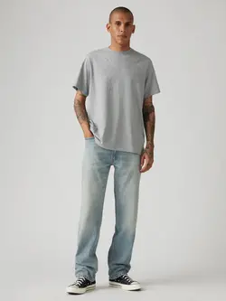 Levis HOMMES 555 RELAXED STRAIGHT LEAD THE WAY LIGHT WASH