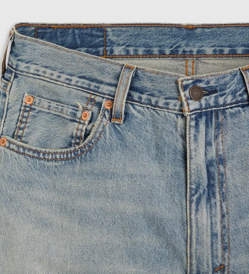 Levis HOMMES 555 RELAXED STRAIGHT LEAD THE WAY LIGHT WASH
