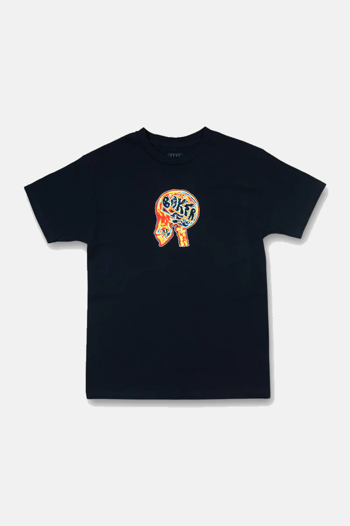 Baker Skateboards HOMMES BRAIN DONOR TEE NAVY