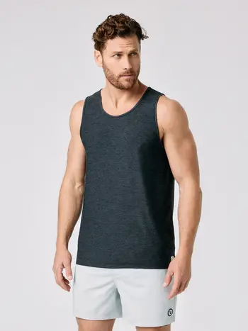 Vuori HOMMES STRATO TECH TANK CHARCOAL HEATHER