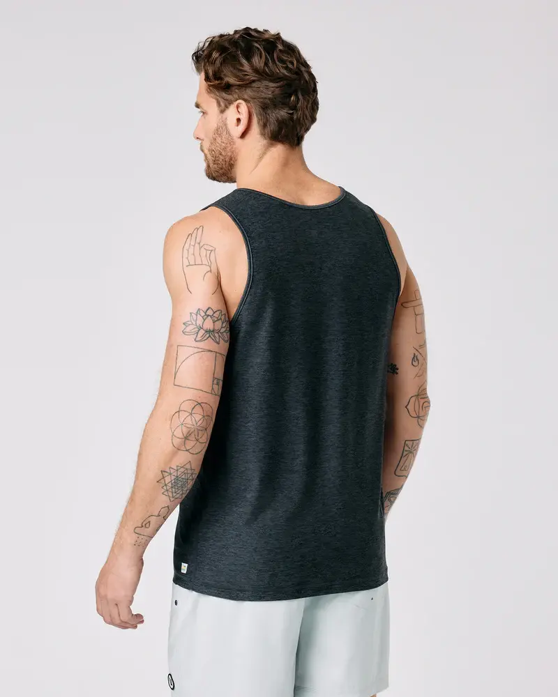 Vuori HOMMES STRATO TECH TANK CHARCOAL HEATHER
