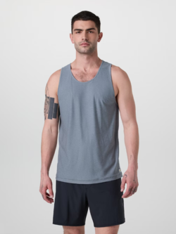 Vuori MEN'S STRATO TECH TANK DUSTY BLUE HEATHER