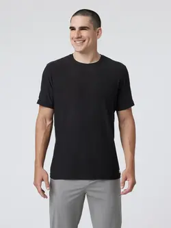 Vuori MEN'S STRATO TECH TEE BLACK