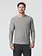 Vuori HOMMES STRATO TECH LS TEE HEATHER GREY