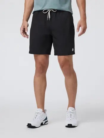 Vuori HOMMES KORE SHORT LINED 7" BLACK