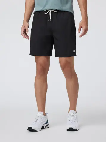 Vuori MEN'S KORE SHORT LINED 7" BLACK