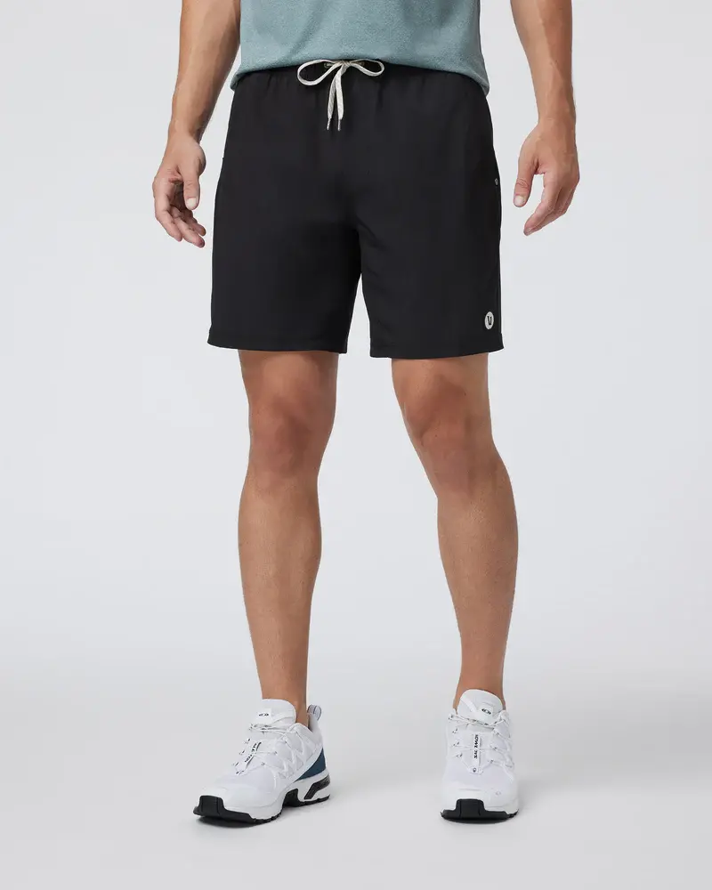 Vuori HOMMES KORE SHORT LINED 7" BLACK